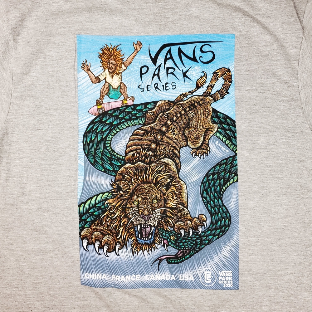 Vans Park Series SS Tee Gray - Picture 5 of 6